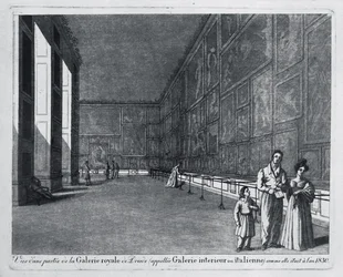 View of the Gallery Inside the Former Stables at the Judenhofe